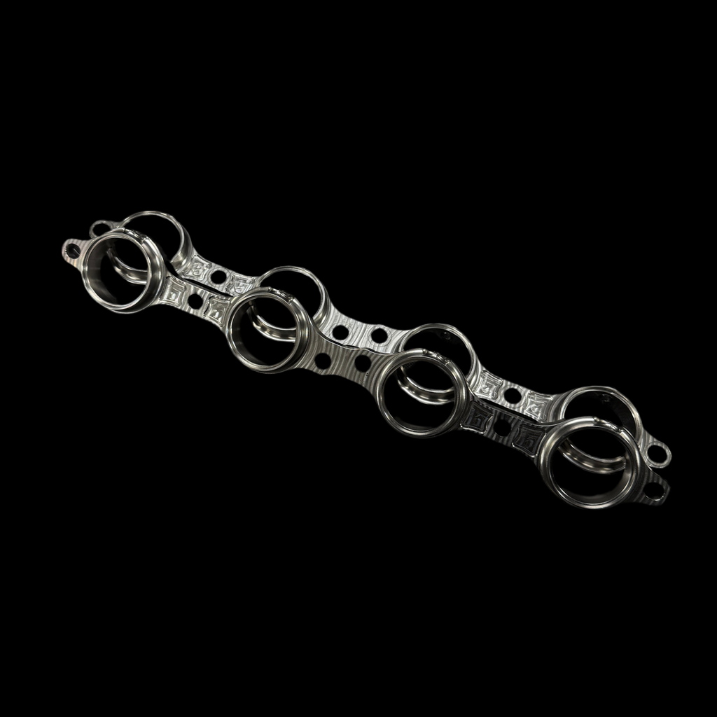 LS Billet Header Flanges Integrated EGTs